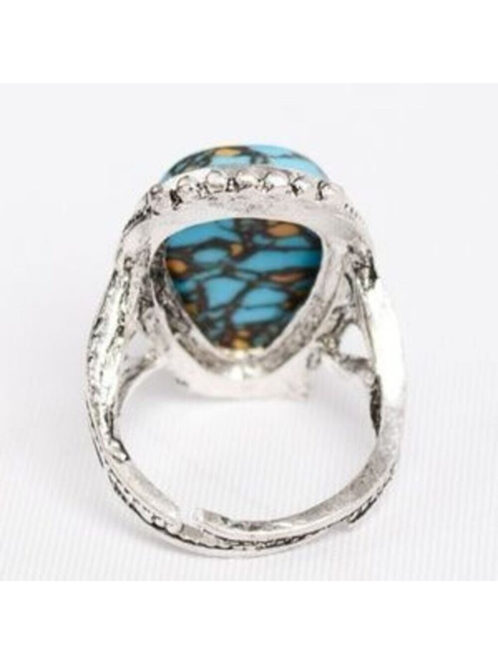 Turquoise Silver Ring - Picture 4 of 5